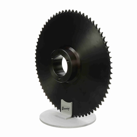 Browning Steel Bushed Bore Roller Chain Sprocket, 50Q72 50Q72